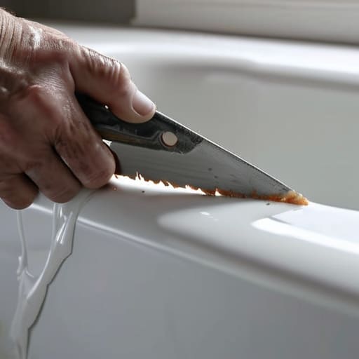 Ditch the Old Mess Removing Old Caulk Like a Pro