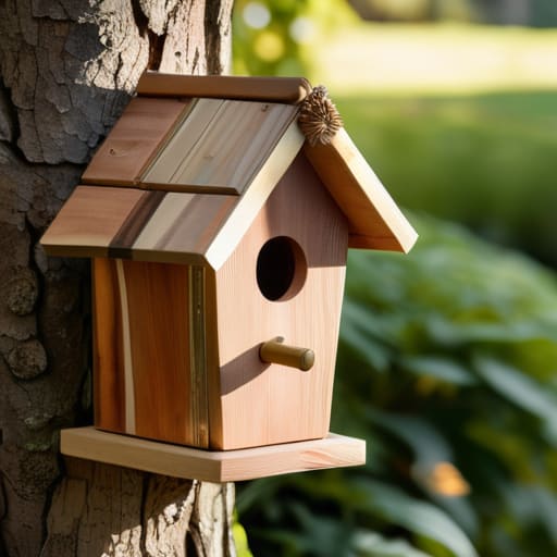 The Cedar Wood Birdhouse Project Using What You Have