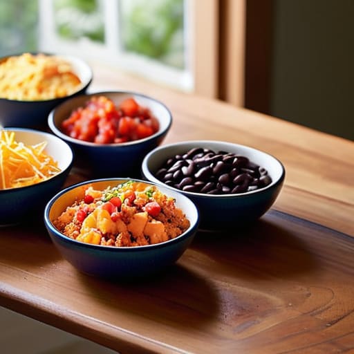 The "Deconstructed" Taco Bar for picky eaters.