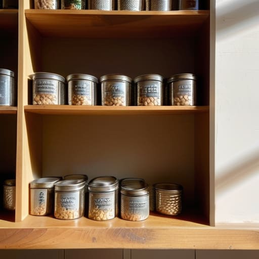 The Humble Canned Bean in a pantry.