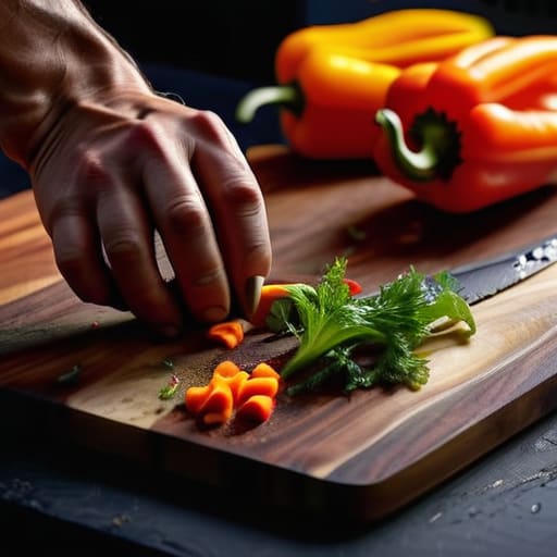 Efficient and Safe Vegetable Chopping Techniques