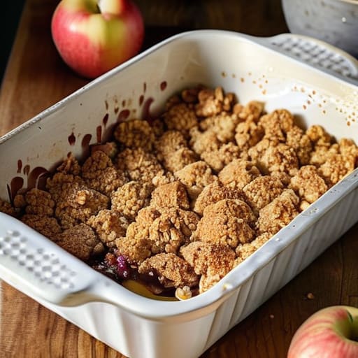 The "I Forgot to Grocery Shop" Apple Crisp.